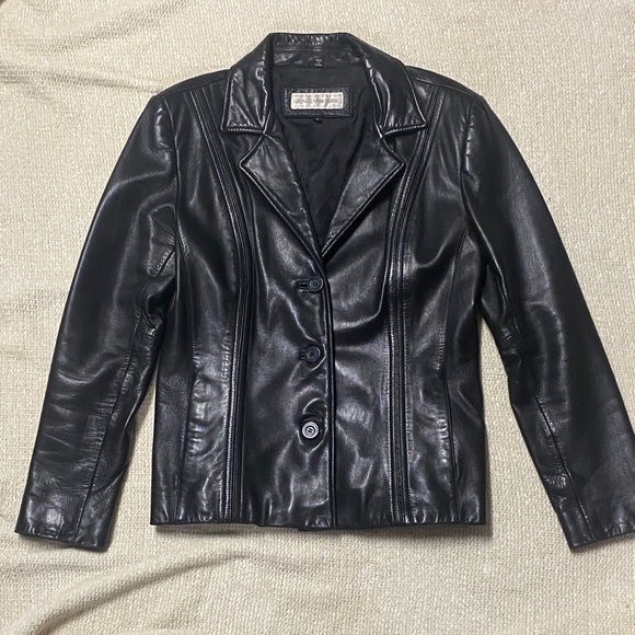 Jones New York leather jacket - Picture 1 of 5